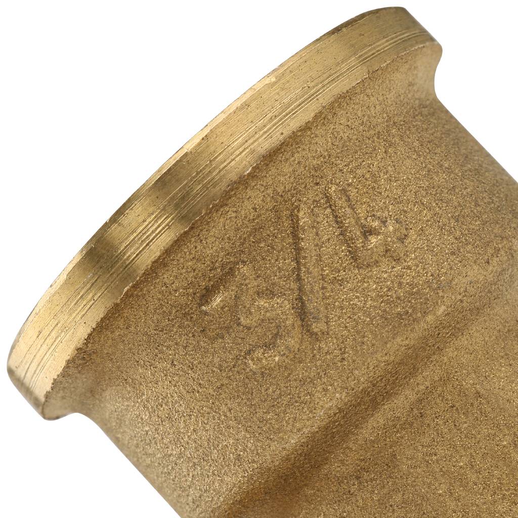 Угольник TIEMME НВ с упором 3/4х3/4 для стальных труб резьбовой, 1500064