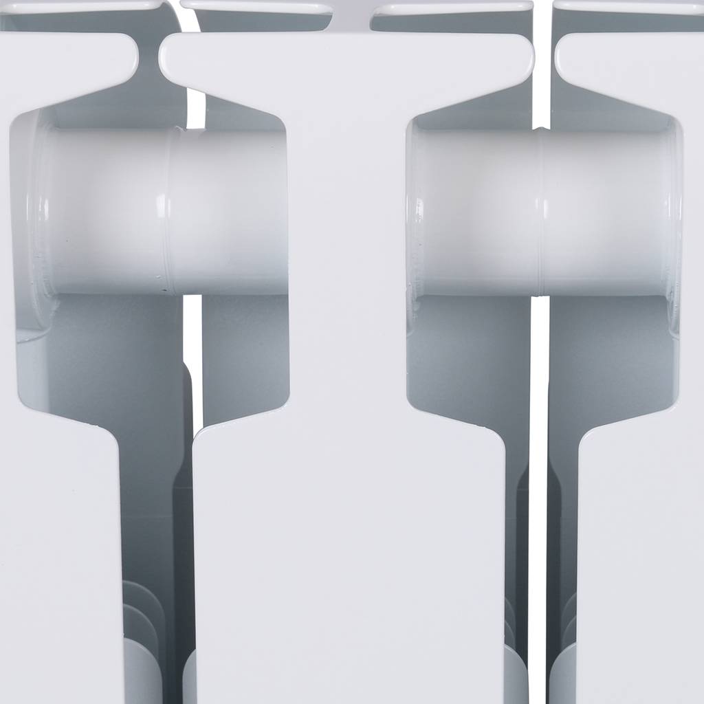 Радиатор биметаллический RIFAR MONOLIT 350 12 секций боковое подключение (белый RAL 9016), 3RM35-12