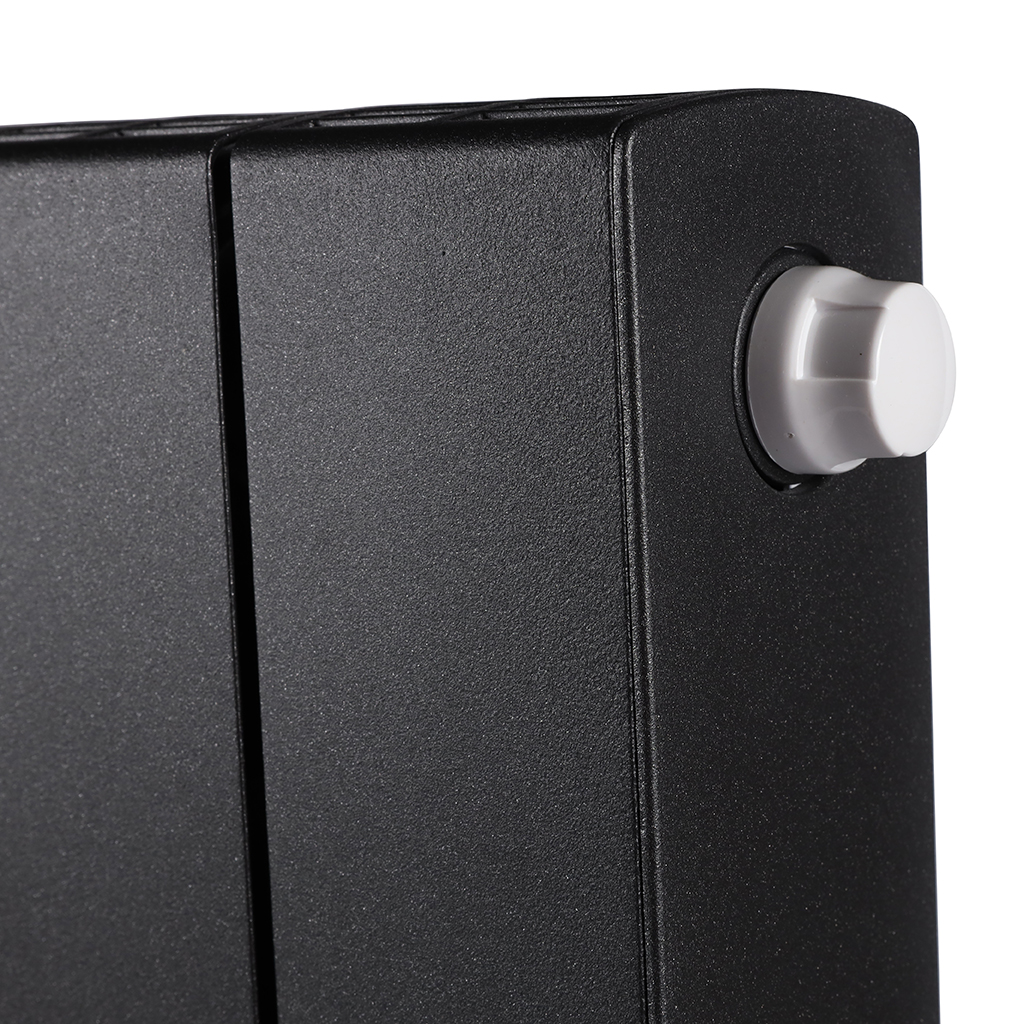 Радиатор биметаллический RIFAR SUPReMO VENTIL 500 SVR 10 секций нижнее правое подключение (Цвет АНТРАЦИТ), 4RS50.VR-10-AN