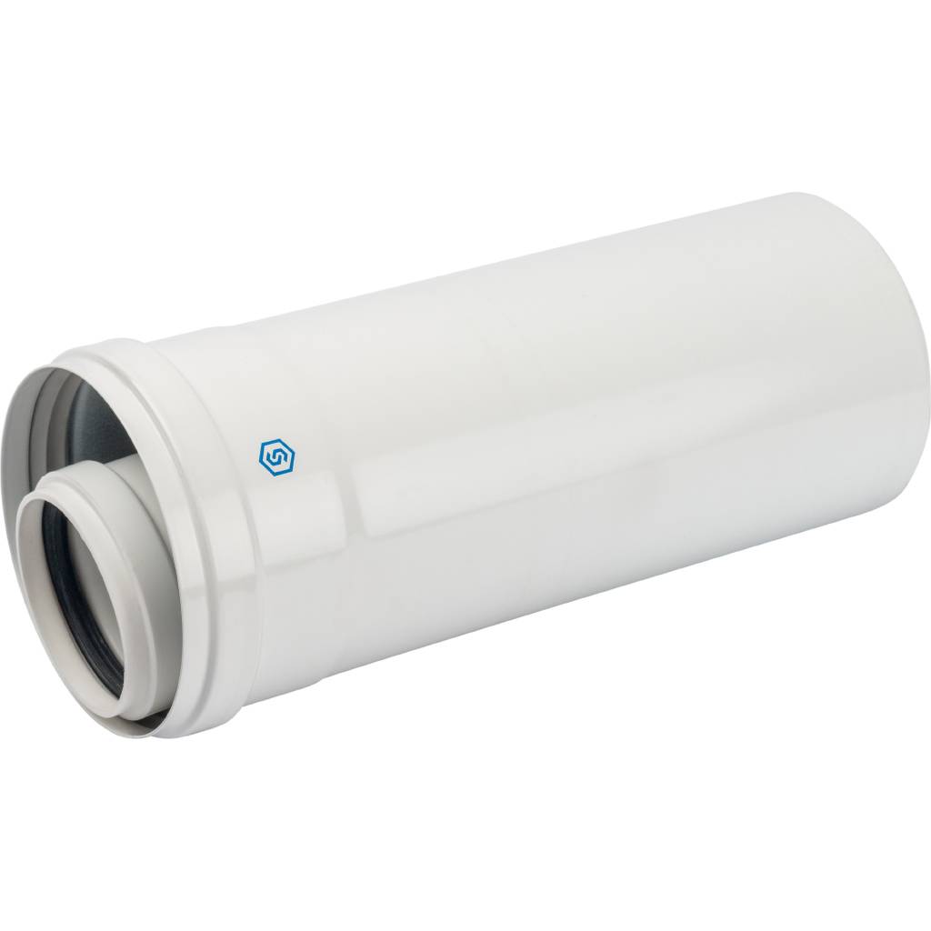 *SCA-8610-000250 STOUT Элемент дымохода конденсац. труба  250 мм DN60/100 м/п PP-FE, SCA-8610-000250