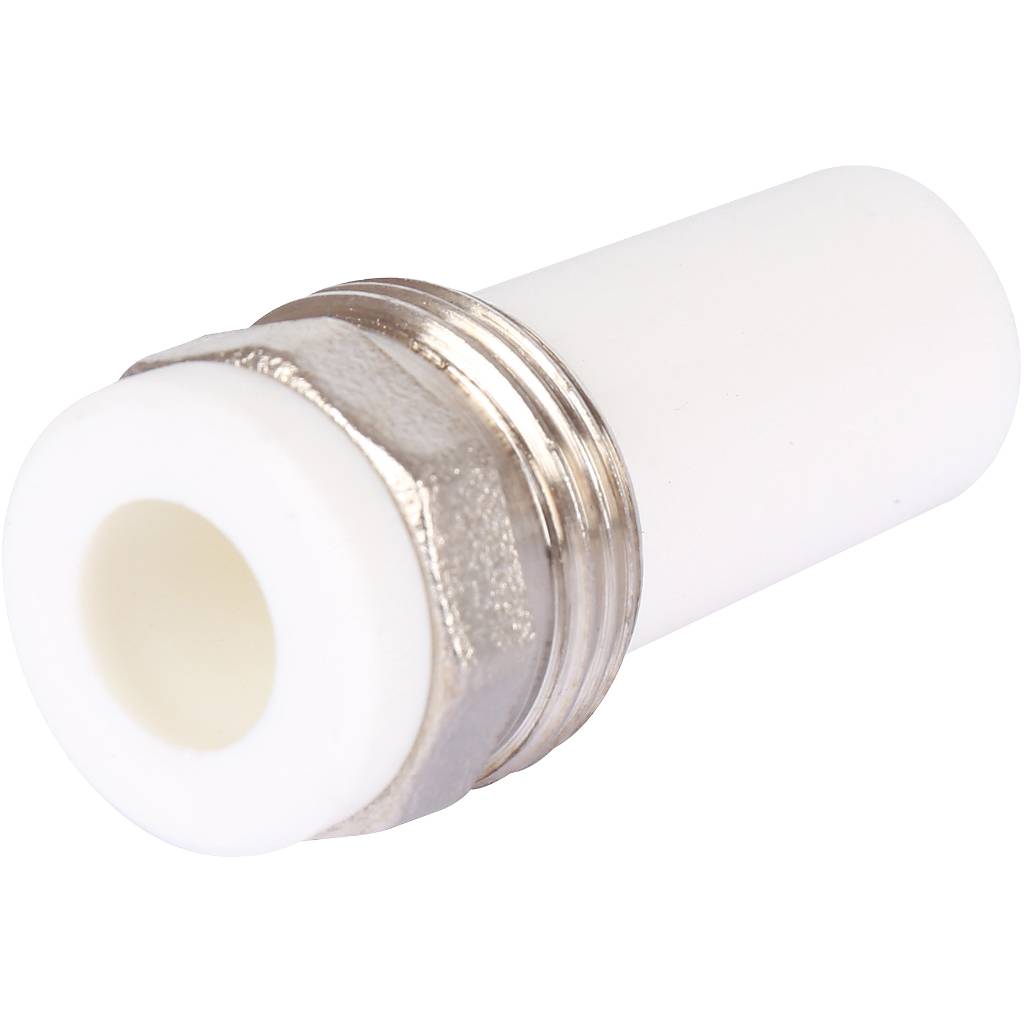 Штуцер Kalde с гайкой наружная резьба для полипропиленовых труб 20х3/4