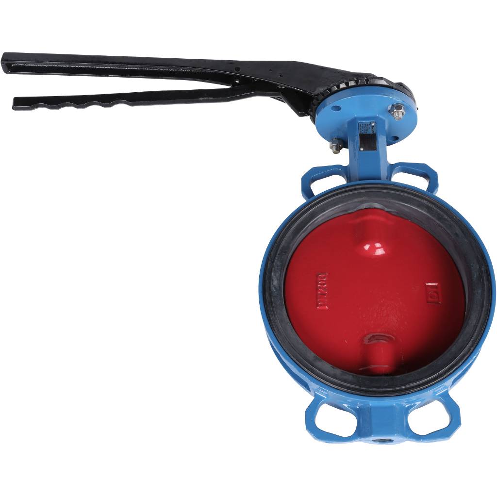 Затвор поворотно-дисковый Tecofi VPI4448 DN 200 PN 16 межфланцевый с ручкой из чугуна EPDM