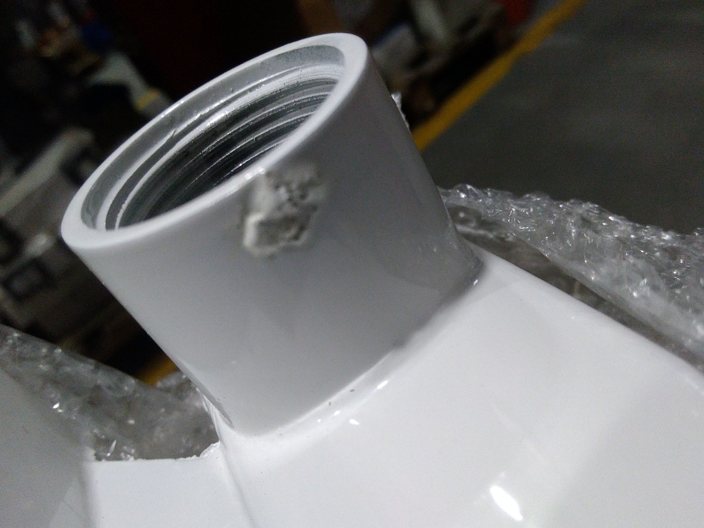 Уцененный товар (дефект литья на коллекторе, замятие): Радиатор алюминиевый ROMMER Plus 500 6 секций боковое подключение (RAL9016), RAL-3210-050006