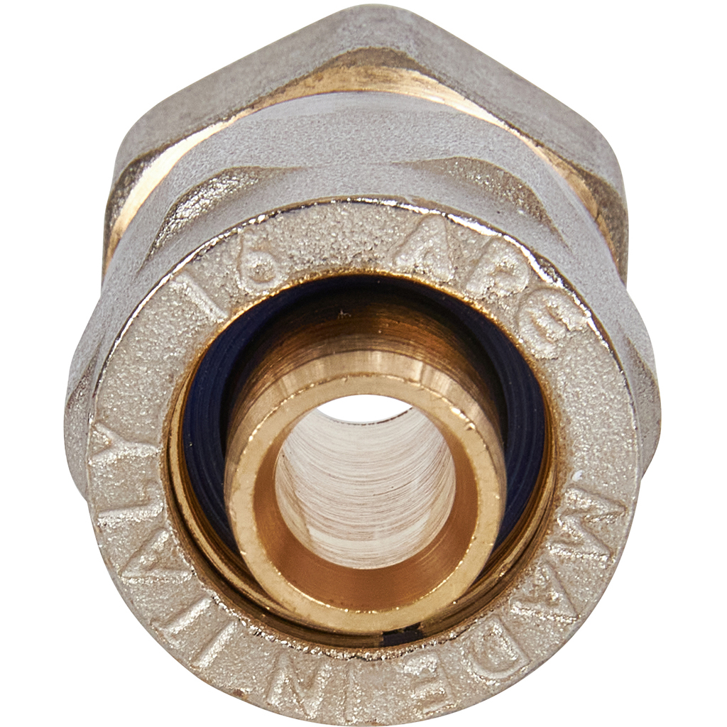 Переходник STOUT с внутренней резьбой 1/2 х16 для металлопластиковых труб винтовой, SFS-0002-001216