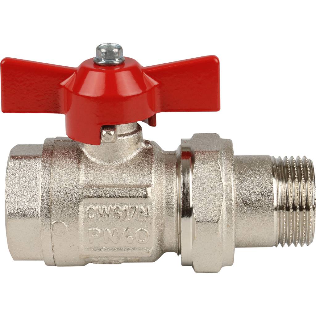 Кран шаровой полнопроходной Itap IDEAL 098 (бабочка, американка, 3/4 ), 26097