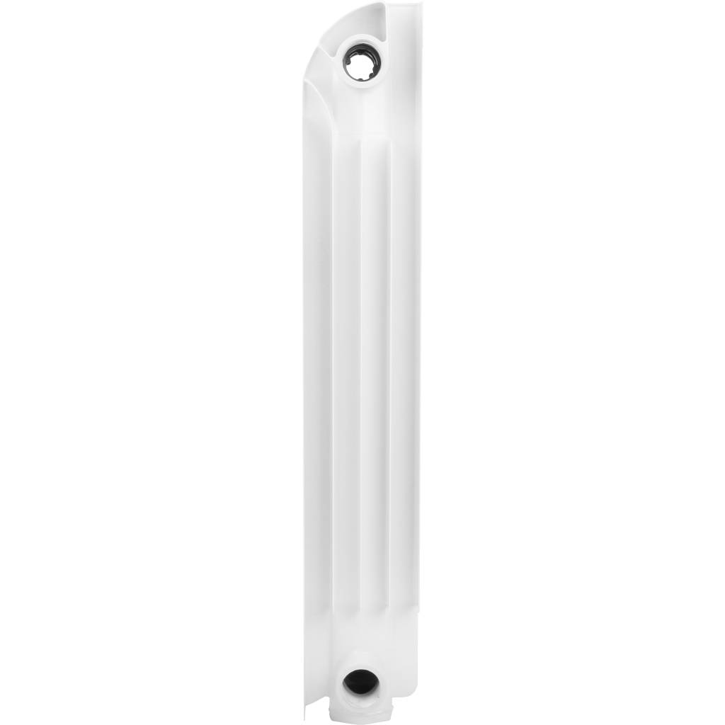 Радиатор алюминиевый Global VOX- R 500 4 секции боковое подключение (белый RAL 9010), VX05001004
