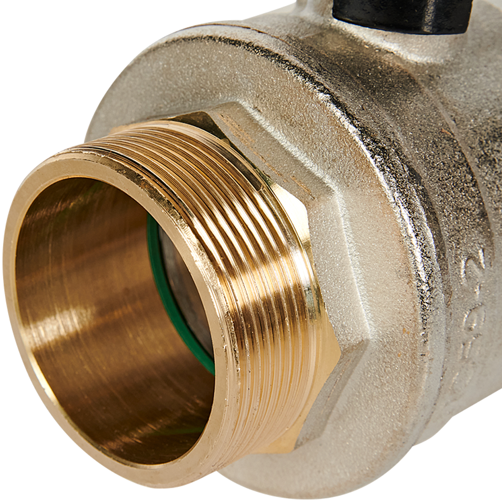 Кран шаровой BUGATTI Oregon (ручка-рычаг алюминий) внут-нар резьба 2