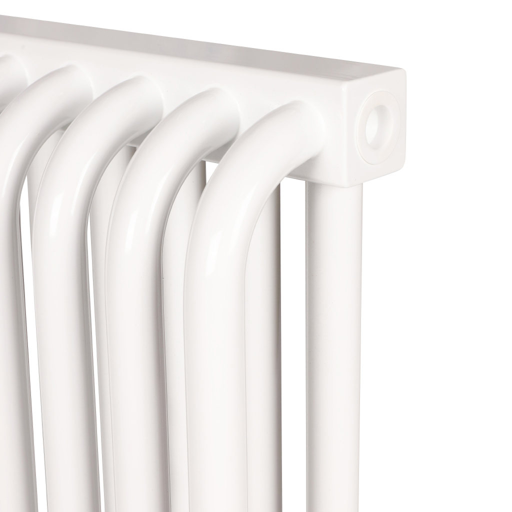 2-х трубчатый стальной радиатор ROMMER RST 2030/14 секций боковое подключение RAL9016, RST-203014-010