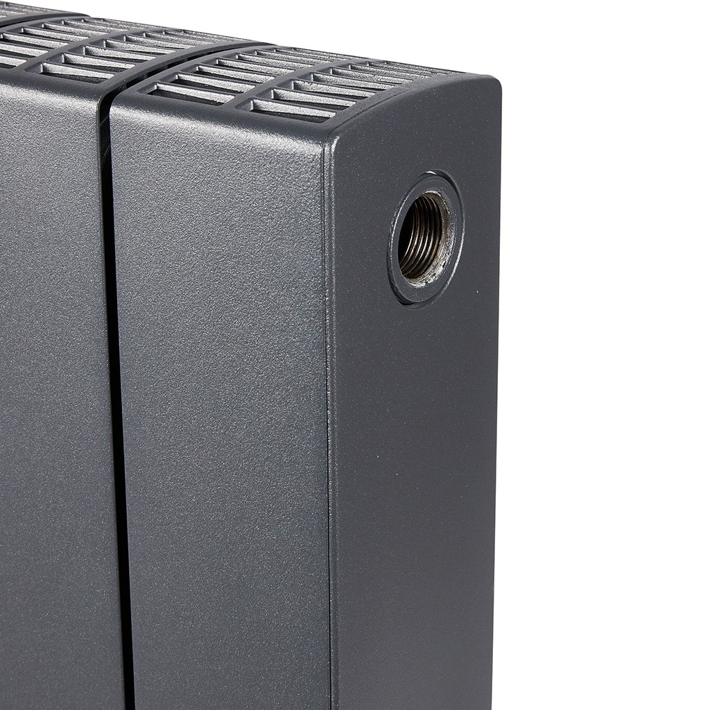 Радиатор биметаллический RIFAR SUPReMO 350 10 секций боковое подключение (ТИТАН), 4RS35-10-TI