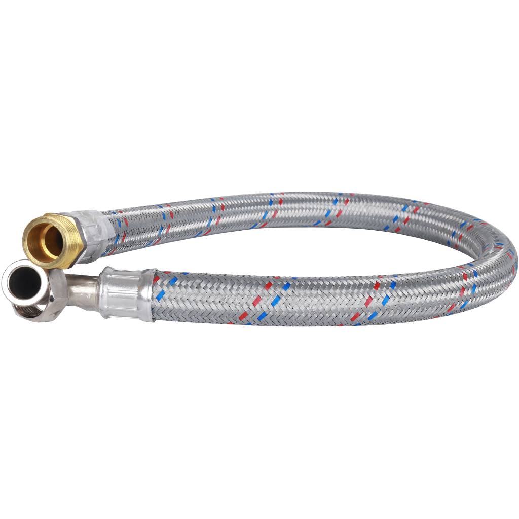 Гибкая подводка для воды STOUT НР 1 х ВР 1 угловая, длина 1000 мм, SHF-0168-252525