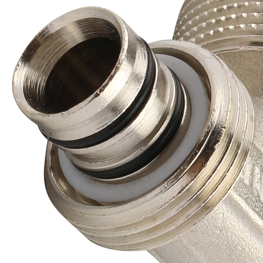 Угольник TIEMME с наружной резьбой (20х2.0х3/4) для металлопластиковых труб винтовой, 1600028