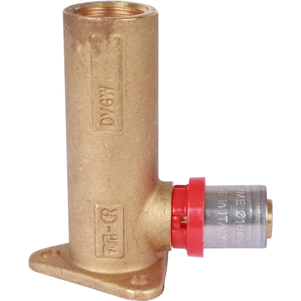 Водорозетка TIEMME (H=7мм) 16х1/2, 1650097