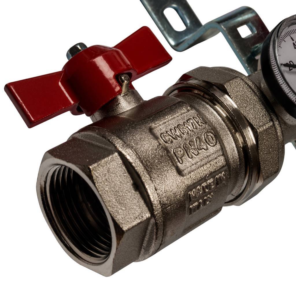 Коллектор из нержавеющей стали в сборе с расходомерами STOUT 10 выходов, SMS 0907 000010