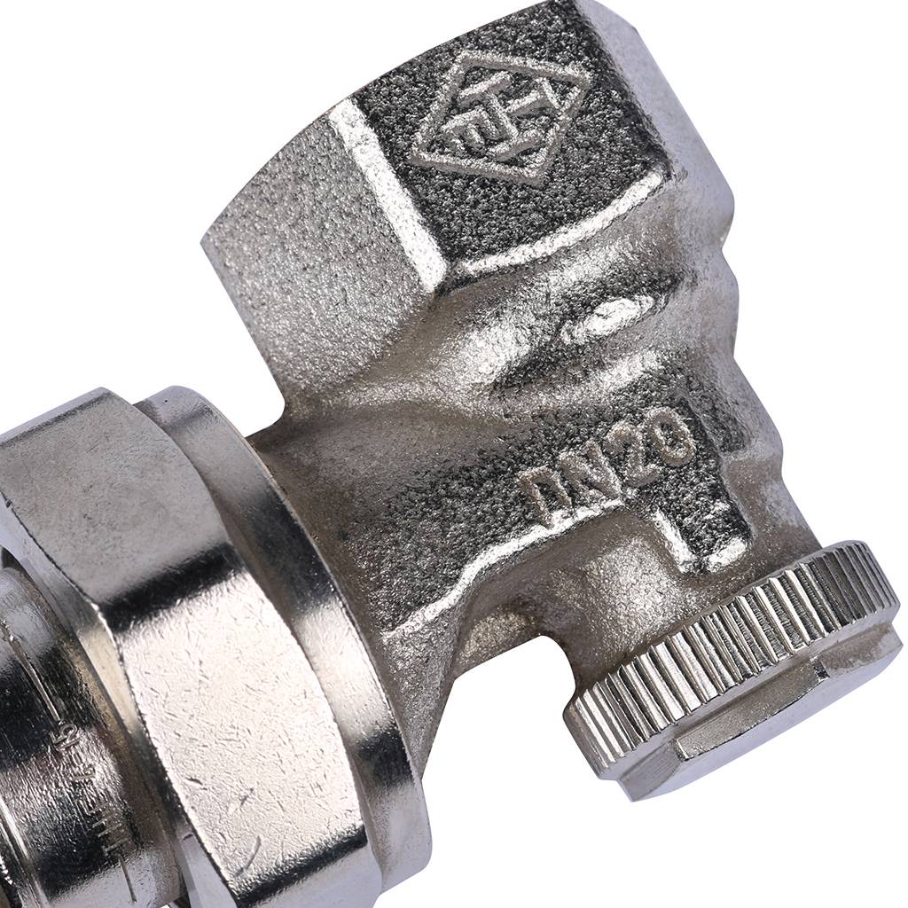 Радиаторный запорно-регулирующий угловой клапан HEIMEIER REGUTEC (DN20, 3/4 ), 0355-03.000