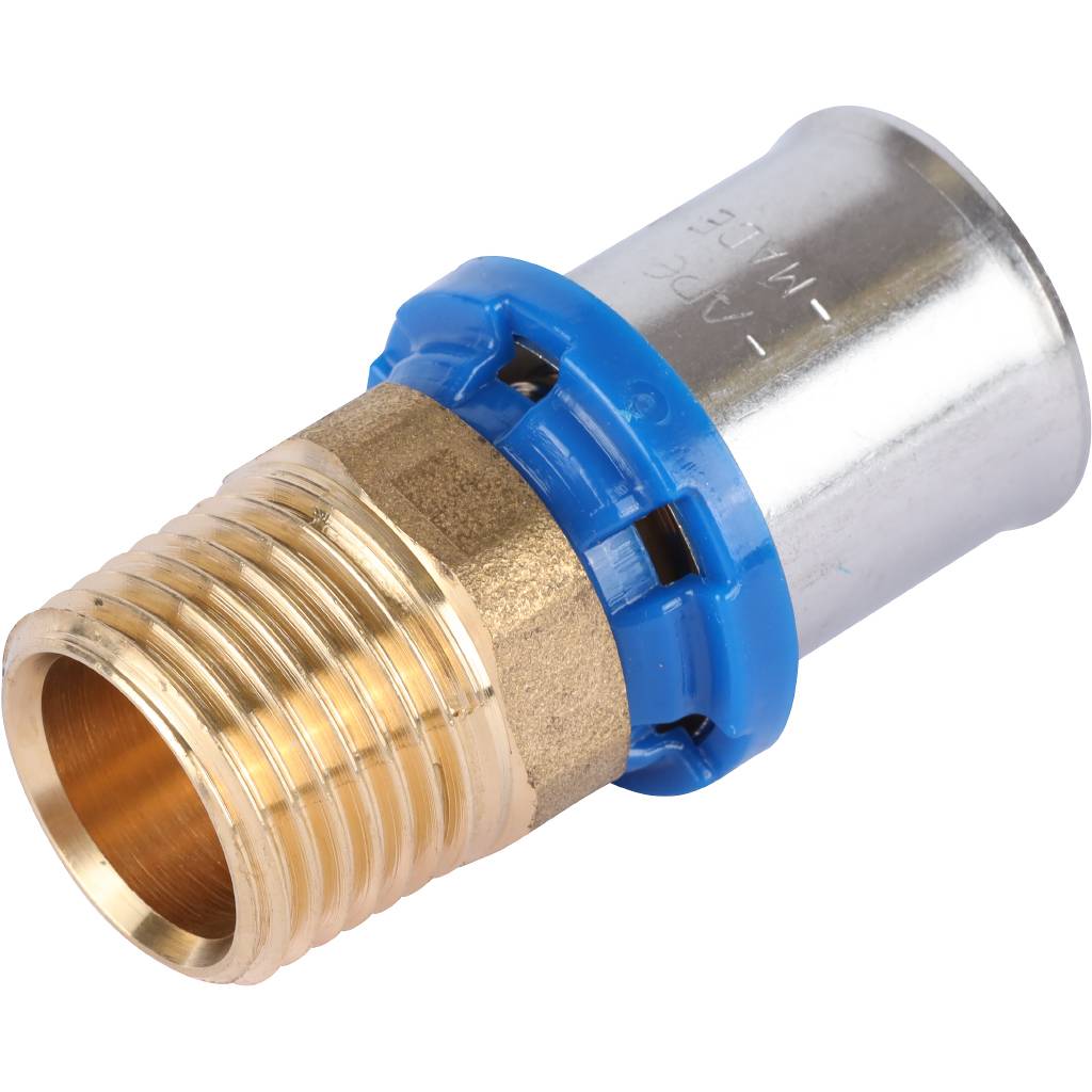 Переходник APE с наружной резьбой 1/2 х20 для металлопластиковых труб прессовой, ARL1003200