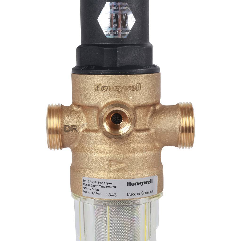 Honeywell (Resideo Braukmann) с редуктором, на холодную воду, 100 мкм, 3/4, FK06-3/4AA