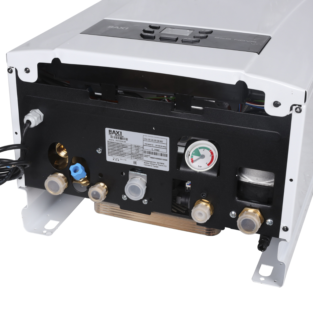 Газовый настенный котел Baxi ECO Nova 24F двухконтурный турбированный, 100021428
