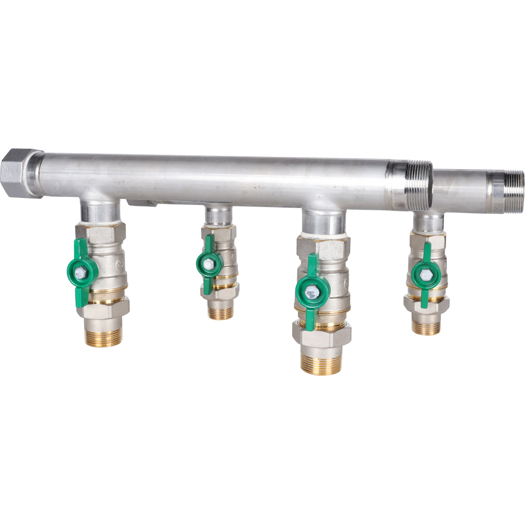 Напорный и всасывающий коллектор для установок Grundfos CMBE twin 1  - 1 1/4, 99229453