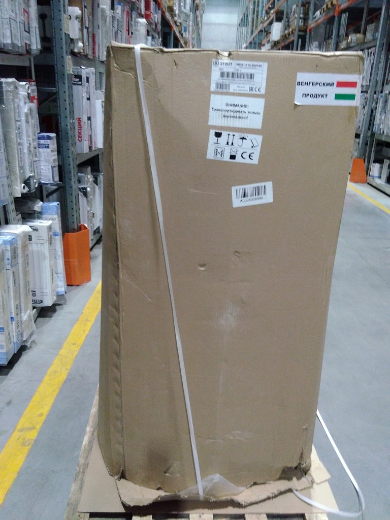 Уцененный товар (вмятина, нетоварный вид упаковки): Водонагреватель STOUT бойлер косвенного нагрева напольный 150 л.