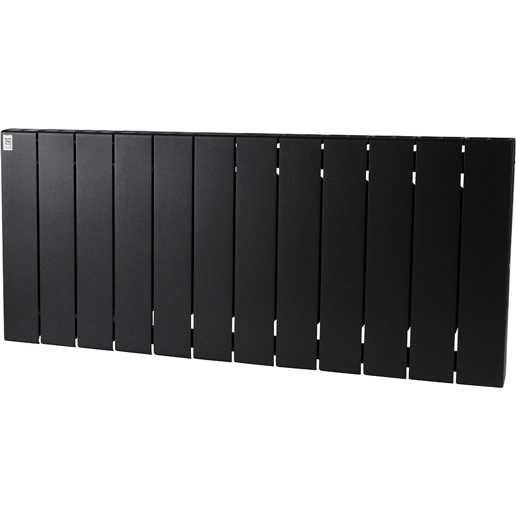 Радиатор биметаллический RIFAR SUPReMO 350 12 секций боковое подключение (Цвет АНТРАЦИТ), 4RS35-12-AN