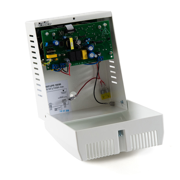 Источник питания Teplocom SKAT-UPS 100/80-OF Off-Line 220 В, 100 ВА под АКБ 12 Ач, форма Uвых. синус, 448