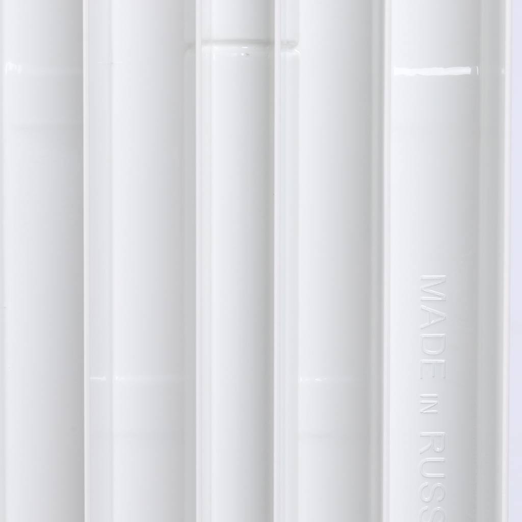 Радиатор биметаллический RIFAR MONOLIT 500 14 секций боковое подключение (белый RAL 9016), 3RM50-14