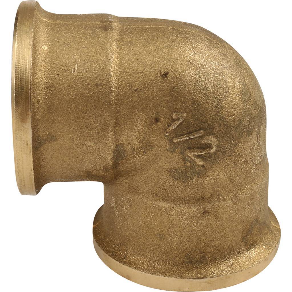 Угольник TIEMME ВВ 1/2х1/2 для стальных труб резьбовой, 1500018