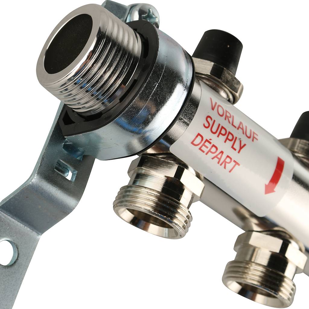 *12180711001 РЕХАУ RAUTHERM S Распределительный коллектор HKV на 7 контуров нерж .сталь (без шаровых кранов)