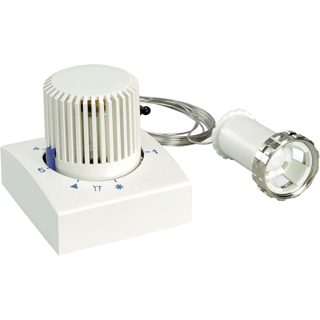 Термостатическая головка LUXOR TT 2302 для скрытой установки с дистанционным датчиком управления, капиллярная трубка 2 м, 69011005