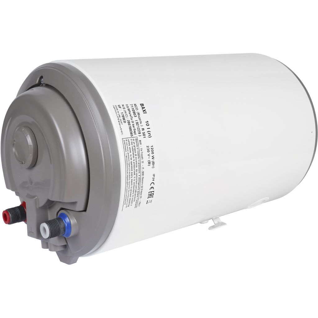 Водонагреватель накопительный 10 л. Baxi EXTRA R 501 вертикальный эмалированная сталь