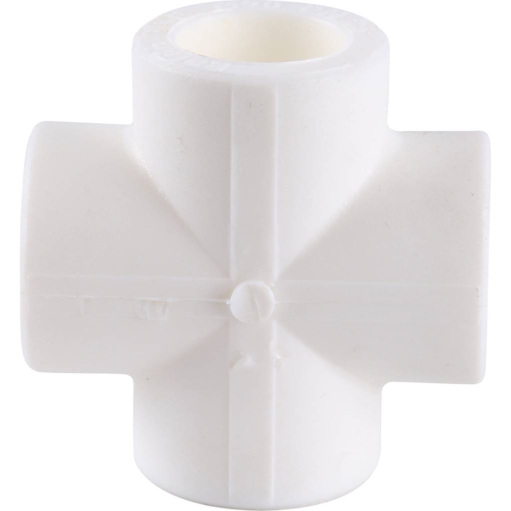 Крестовина Kalde d=20 для полипропиленовых труб под сварку (цвет белый), 3212-crs-200000