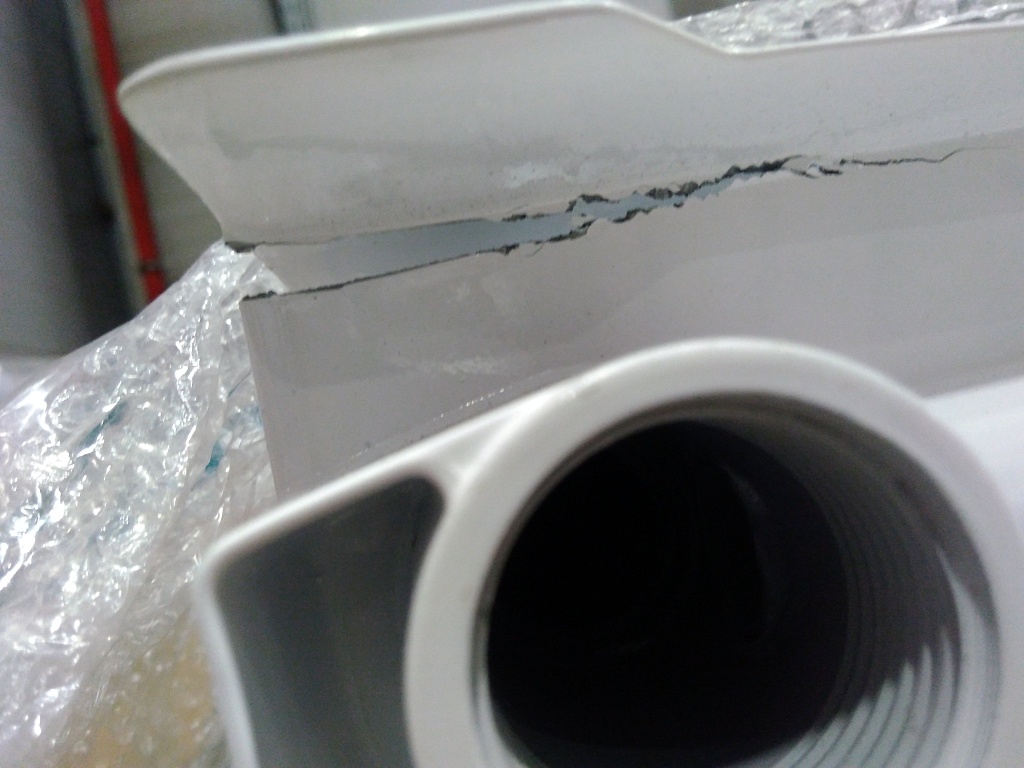 Уцененный товар (трещины, царапины): Радиатор биметаллический ROMMER Profi BM 350 12 секций боковое подключение (BI350-80-80-130) (RAL9016), RBM-1210-035012