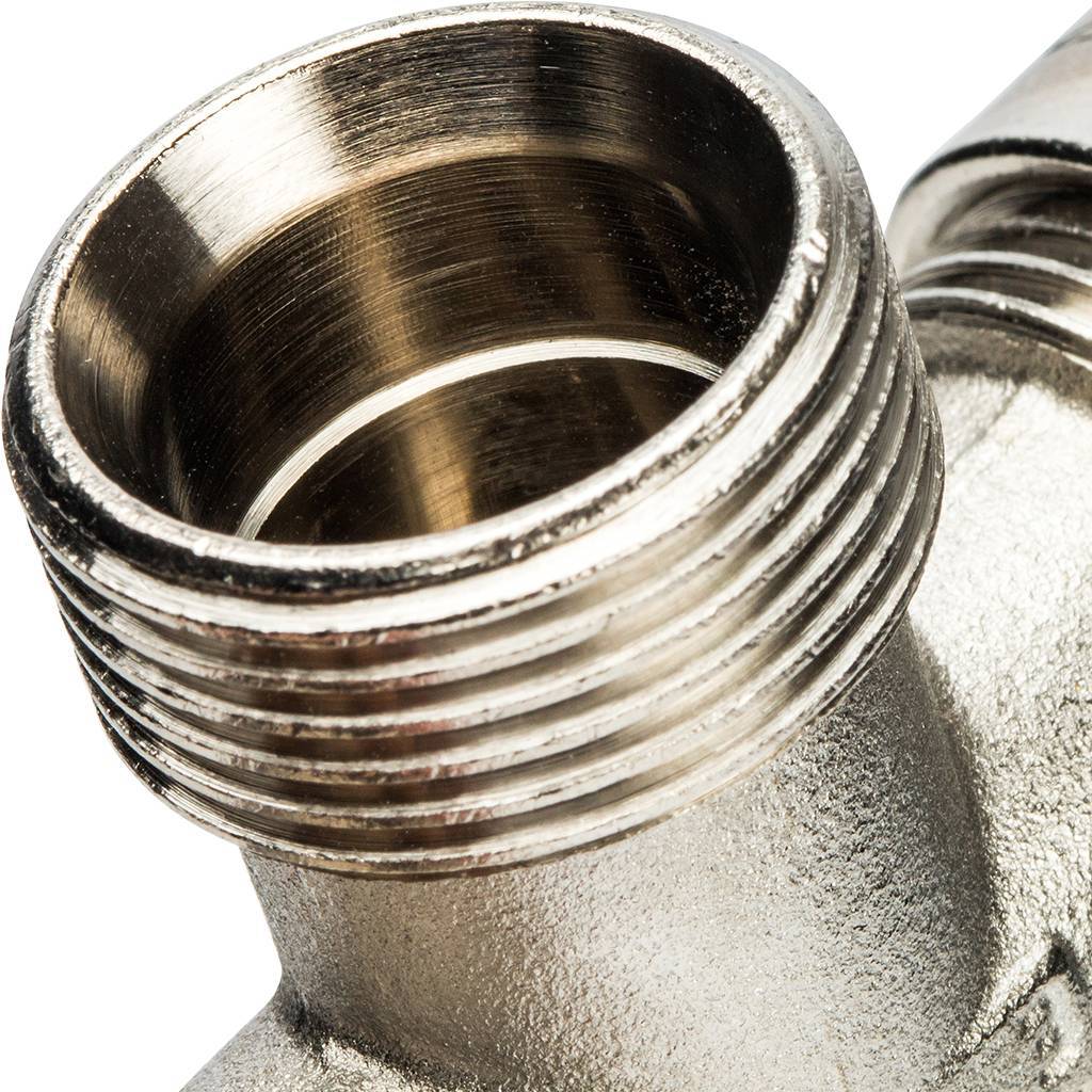 Тройник с нар.резьбой Prandelli Multyrama (20х2,0х1/2) для металлопластиковых труб винтовой, 103.07.52.0