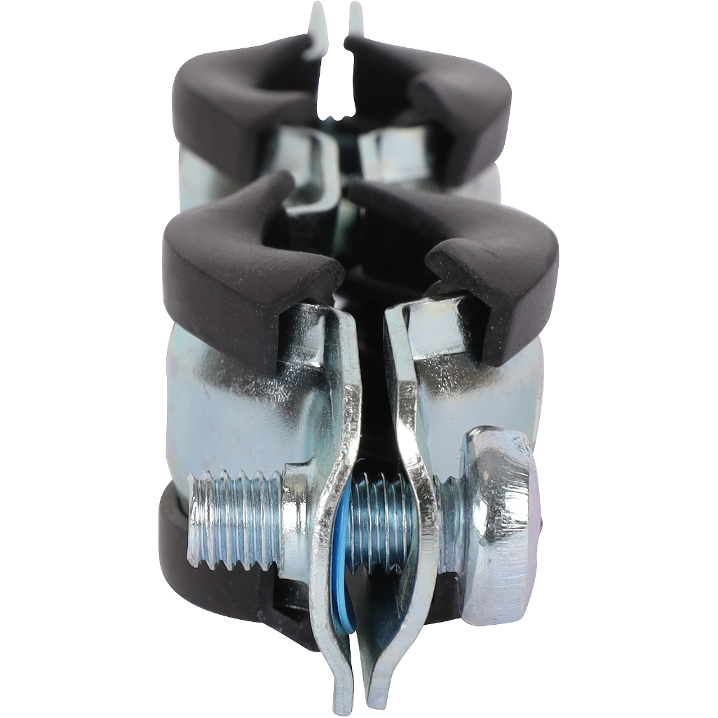 Комплект двойной хомут для труб STOUT хомут+шпилька шуруп +дюбель пластиковый 3/8 (15-19), SAC-0020-200038