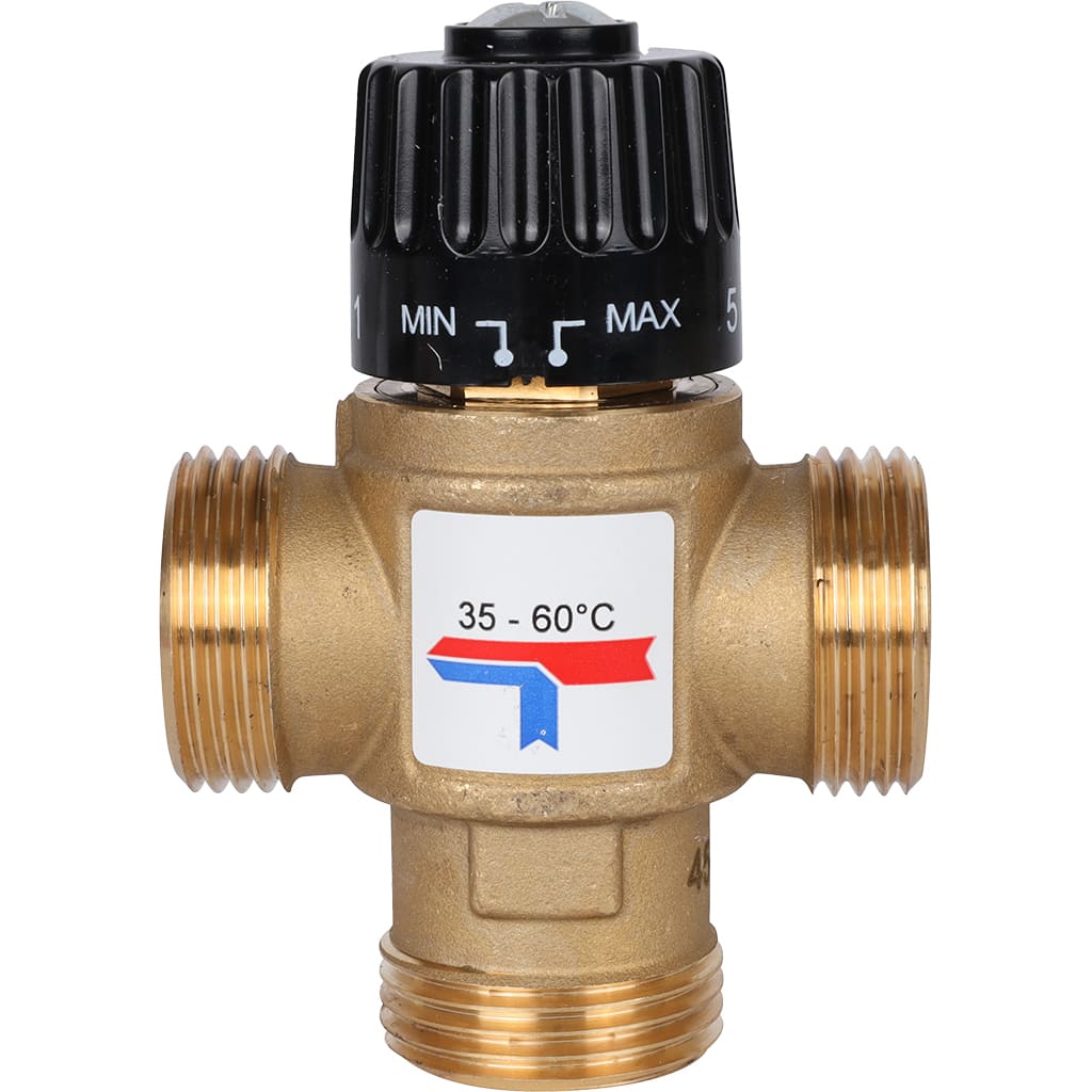 Термостатический смесительный клапан BARBERI 1 , 35-60C, V07M250ABN