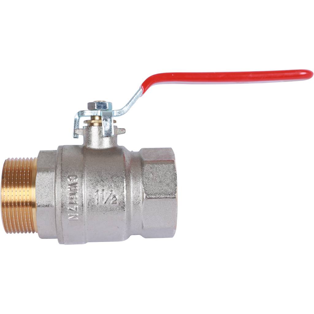 Кран шаровой ROMMER 1 1/2 ВН/НР, ручка рычаг, RBV-0002-0210340