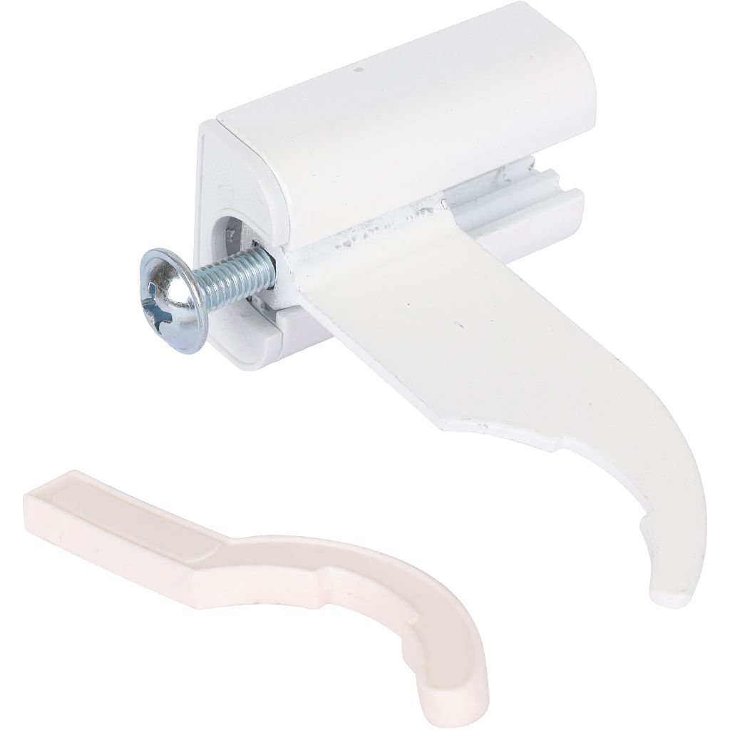 Комплект настенных регулируемых кронштейнов для радиаторов STOUT (2 шт.) RAL 9016, SKU-0320-000080