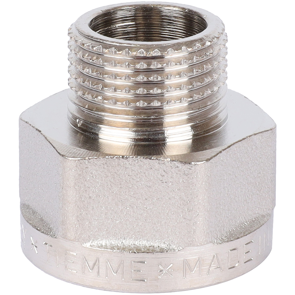 Переходник TIEMME HB никелированный 3/8х1/2, 1500174