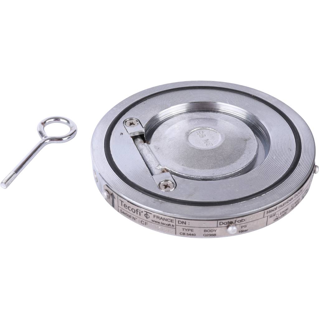 Клапан обратный Tecofi Ду65 Ру16 1/ств стальной межфланцевый стальной, CB5440-0065