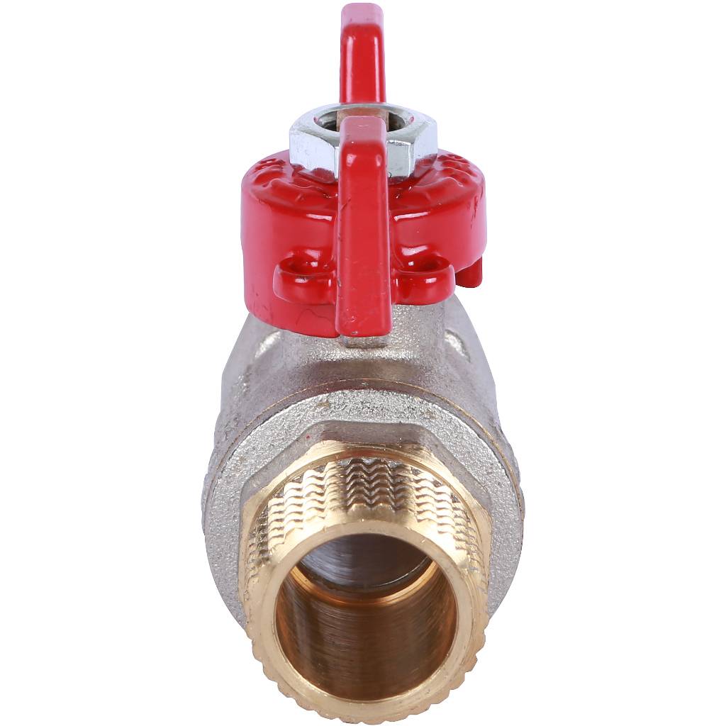 Кран шаровой ROMMER 1/2 ВН/НР, ручка бабочка, RBV-0004-0210215