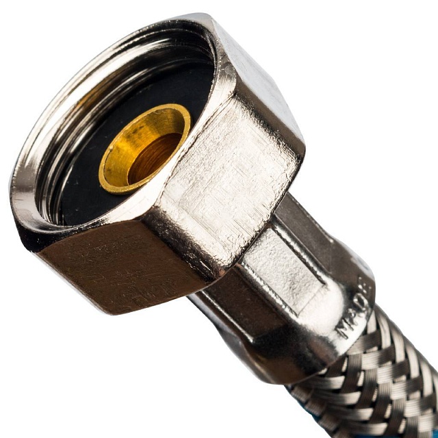 Гибкая подводка для воды STOUT ВР 1/2 х ВР 1/2, длина 1000 мм, SHF-0119-081515