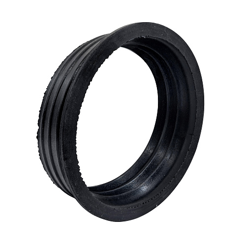 Манжета переходная с чугуна на пластик ВК резина 110/123 индивидуальная упаковка, черный