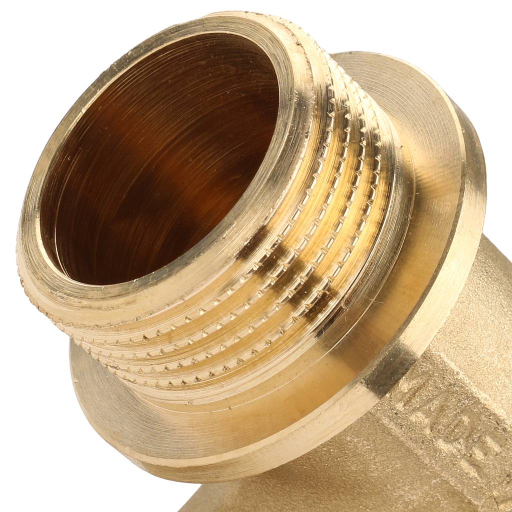 Угольник TIEMME НВ с упором 1х1 для стальных труб резьбовой, 1500033