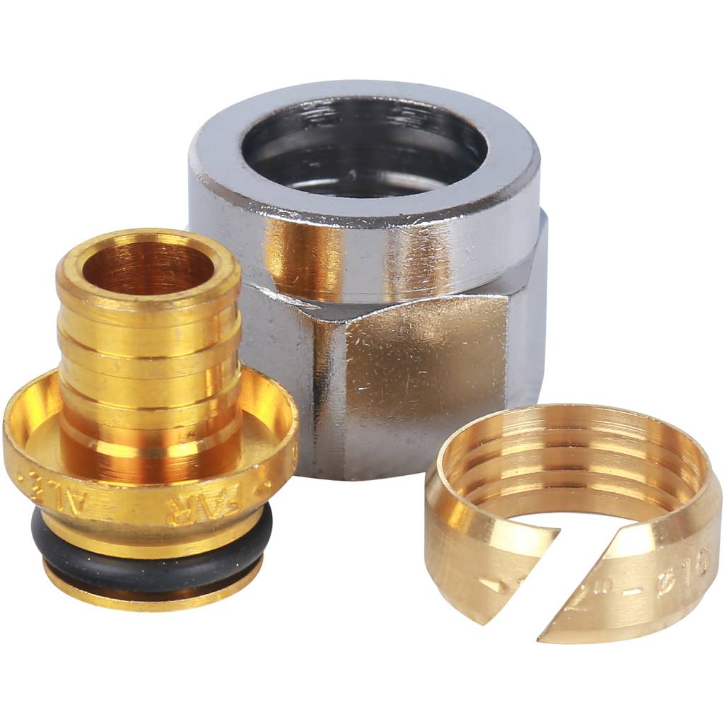 Концовка евроконус FAR для труб PEX 16х2.2, с накидной гайкой 1/2, FC 6075 58845