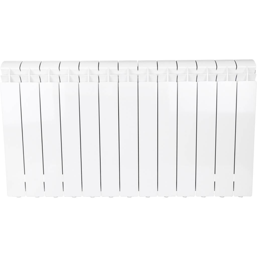 Радиатор алюминиевый Global VOX- R 500 13 секций боковое подключение (белый RAL 9010), VX05001013