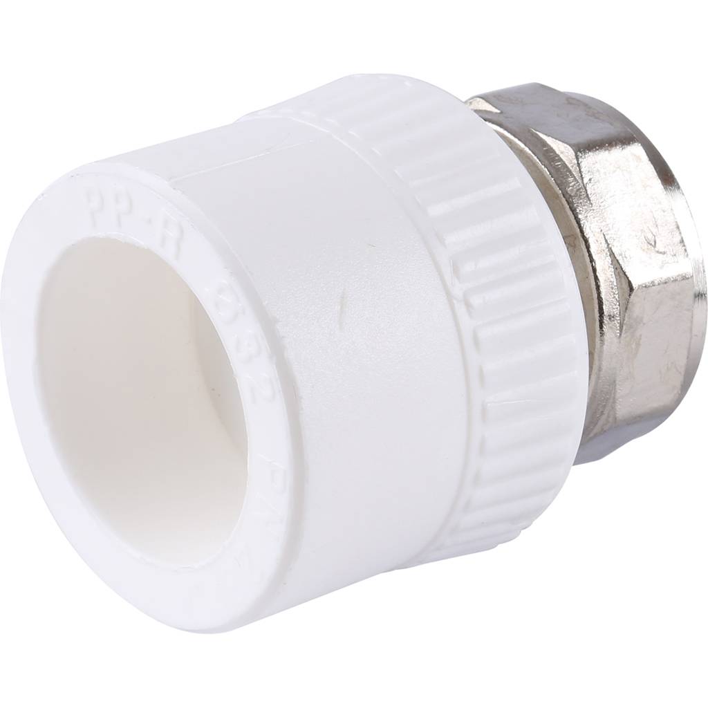 Муфта комбинированная Kalde с накидной гайкой 32х1 для полипропиленовых труб под сварку, 3222-tun-321000