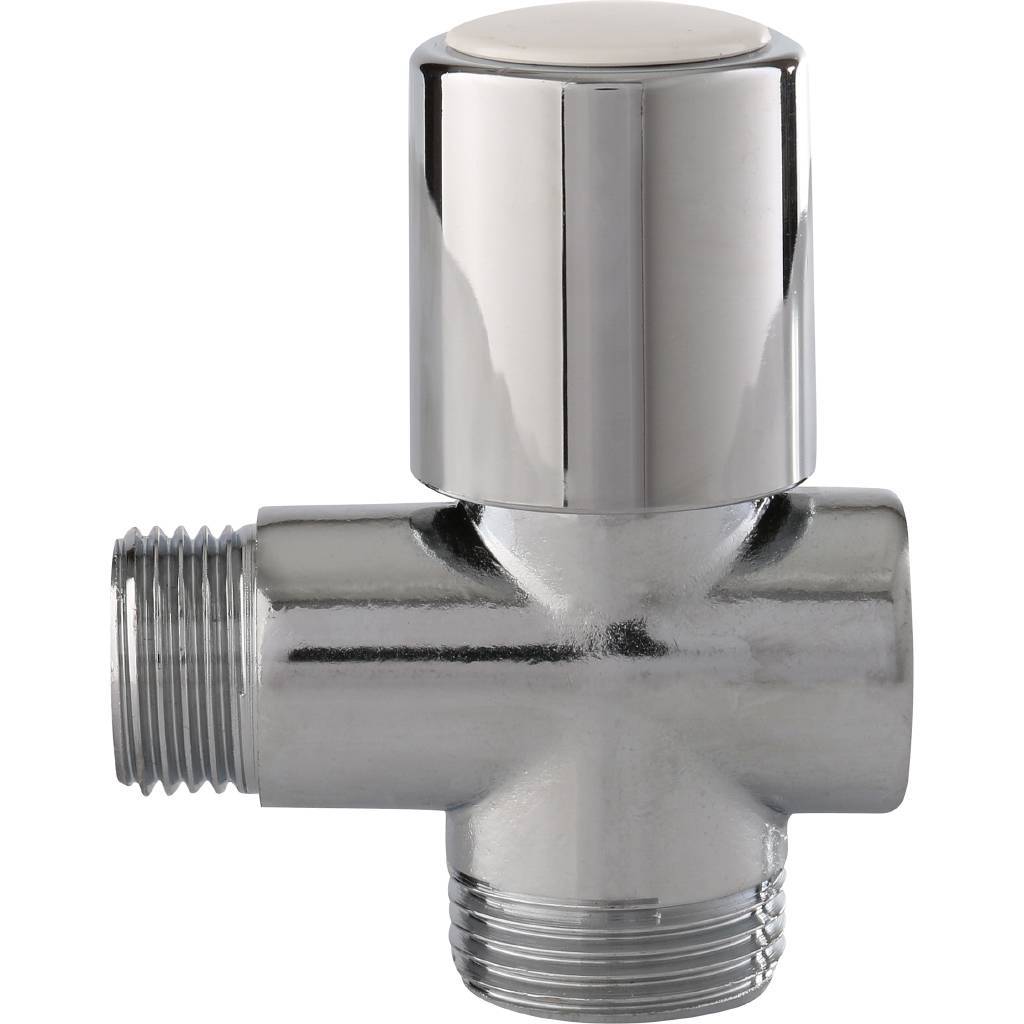 Кран шаровой угловой Itap 255 1/2х3/4х1/2 для стиральных машин трехходовой, 40428