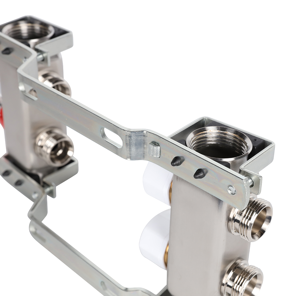 Коллектор из нержавеющей стали с расходомерами ROMMER 2 выхода, RMS-1200-000002