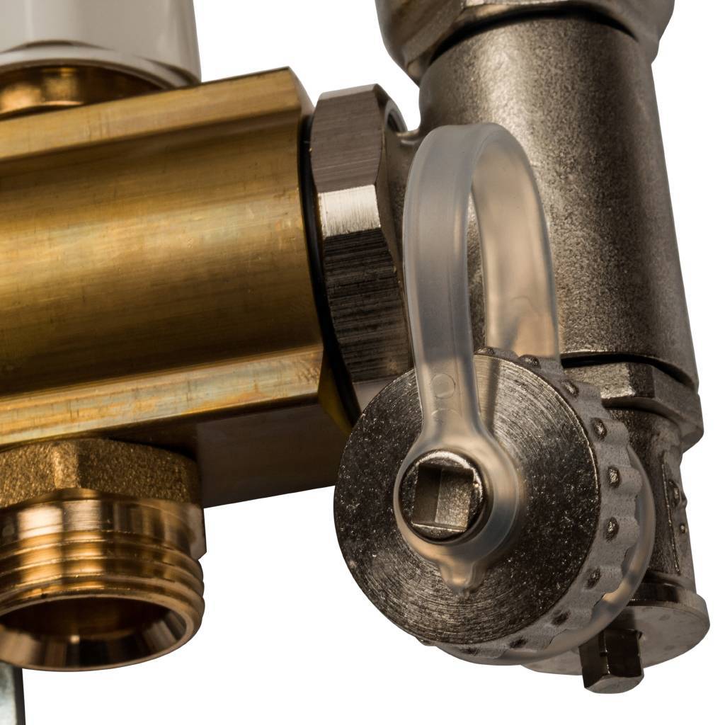 Распределительный коллектор из латуни с расходомерами STOUT 5 выходов, SMB 0473 000005