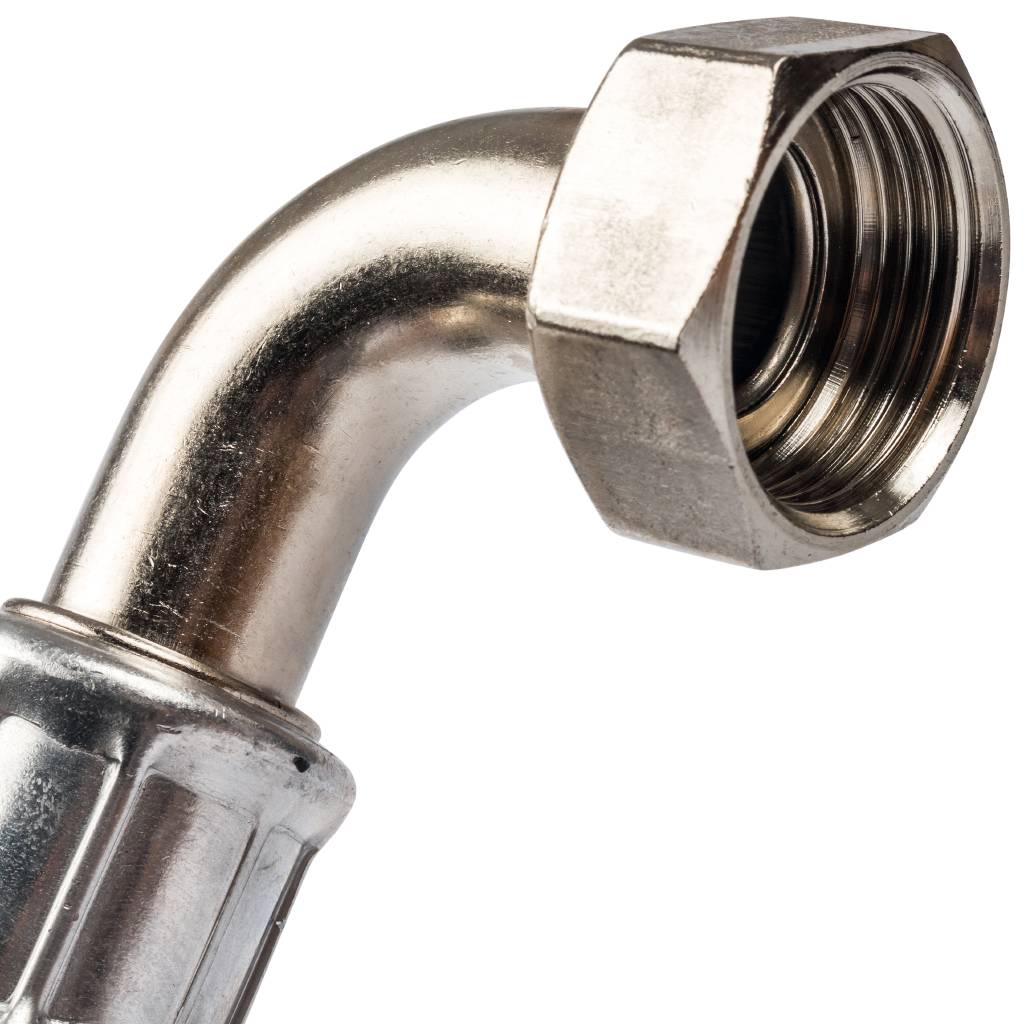 Гибкая подводка для воды STOUT НР 1 х ВР 1 угловая , длина 600 мм, SHF-0166-252525